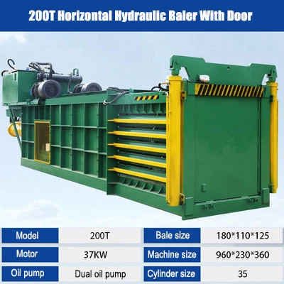 Cardboard Recycling Baler 8 200 ton cardboard recycling baler