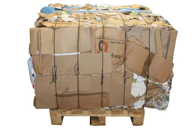Cardboard Recycling Baler 1 Cardboard bales