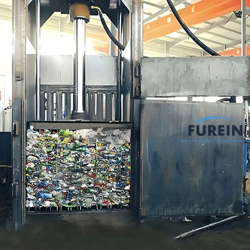 Plastic Bottle Baler Machine 5 effect of vertical plastic bottle baler machine