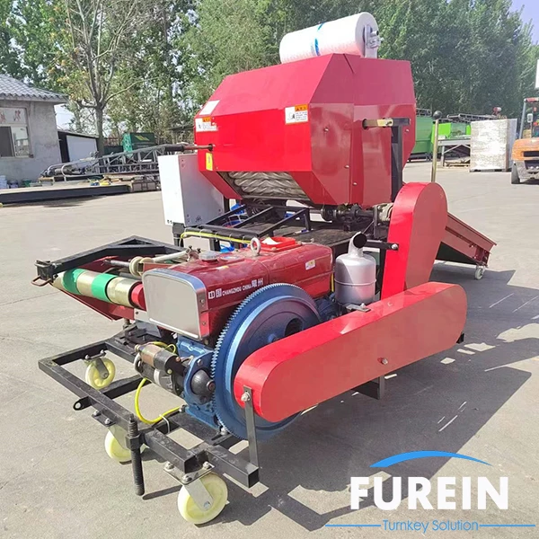 silage baler and wrapper machine 3 diesel type silage baler and wrapper machine