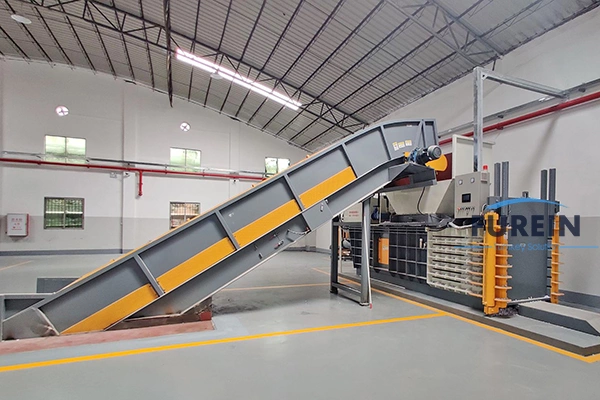 Plastic Bottle Baler Machine 2 horizontal plastic bottle baler machine