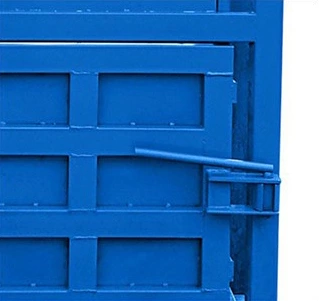 used clothes baler/textile Baler 4 Strict welding process of vertical clothing baler