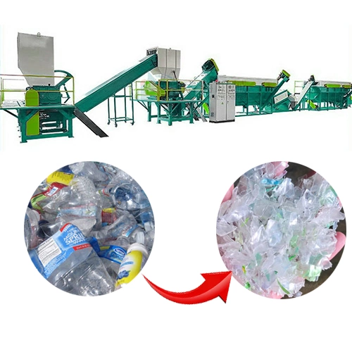 Pet Bottle crushing and washing line 2 Plastic Crushing and washing line