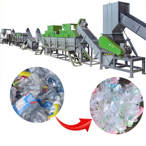 Pet Bottle crushing and washing line 3 Plastic Waste Recycling Plant Cost