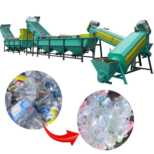 Pet Bottle crushing and washing line 1 pet bottle crushing and washing line